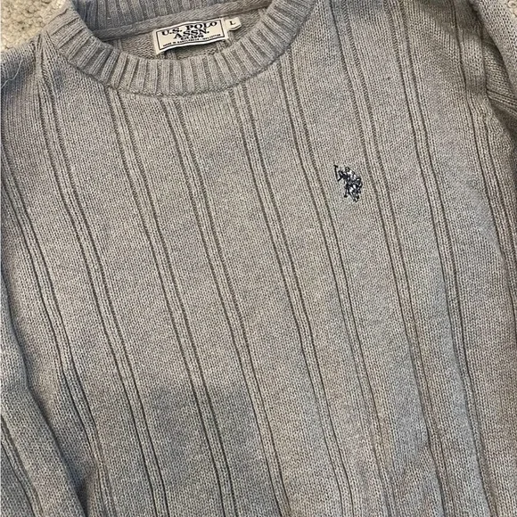 Grey polo sweater - Picture 2 of 3
